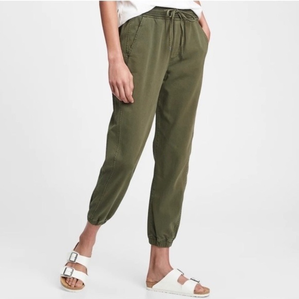 GAP Desert Cactus Jogger Pants Women's S Tencel Cotton‎ Pull On Boho Minimalist